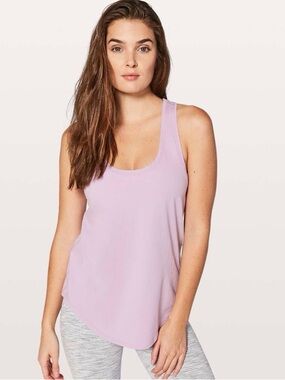 Lululemon Love Tank II - size 8/10 - Lilac Quartz